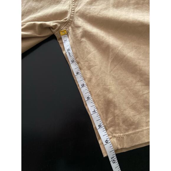 HURLEY Tan Lightweight Cotton Flat Front Shorts sz 38 - Picture 11 of 13